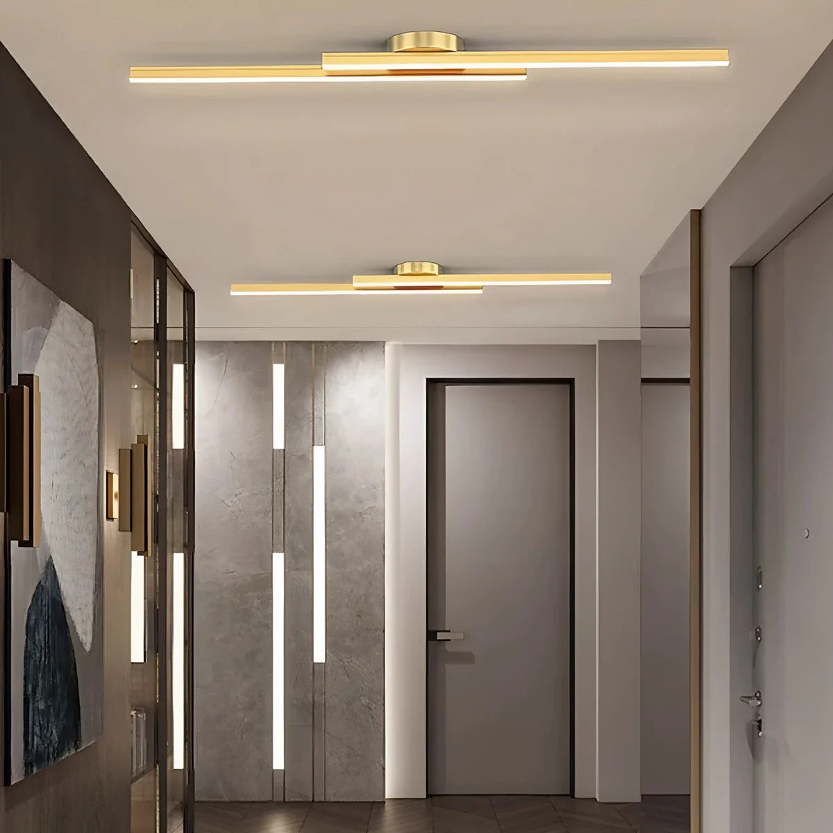 Feyran Simple Linear Ceiling Light for Living Room