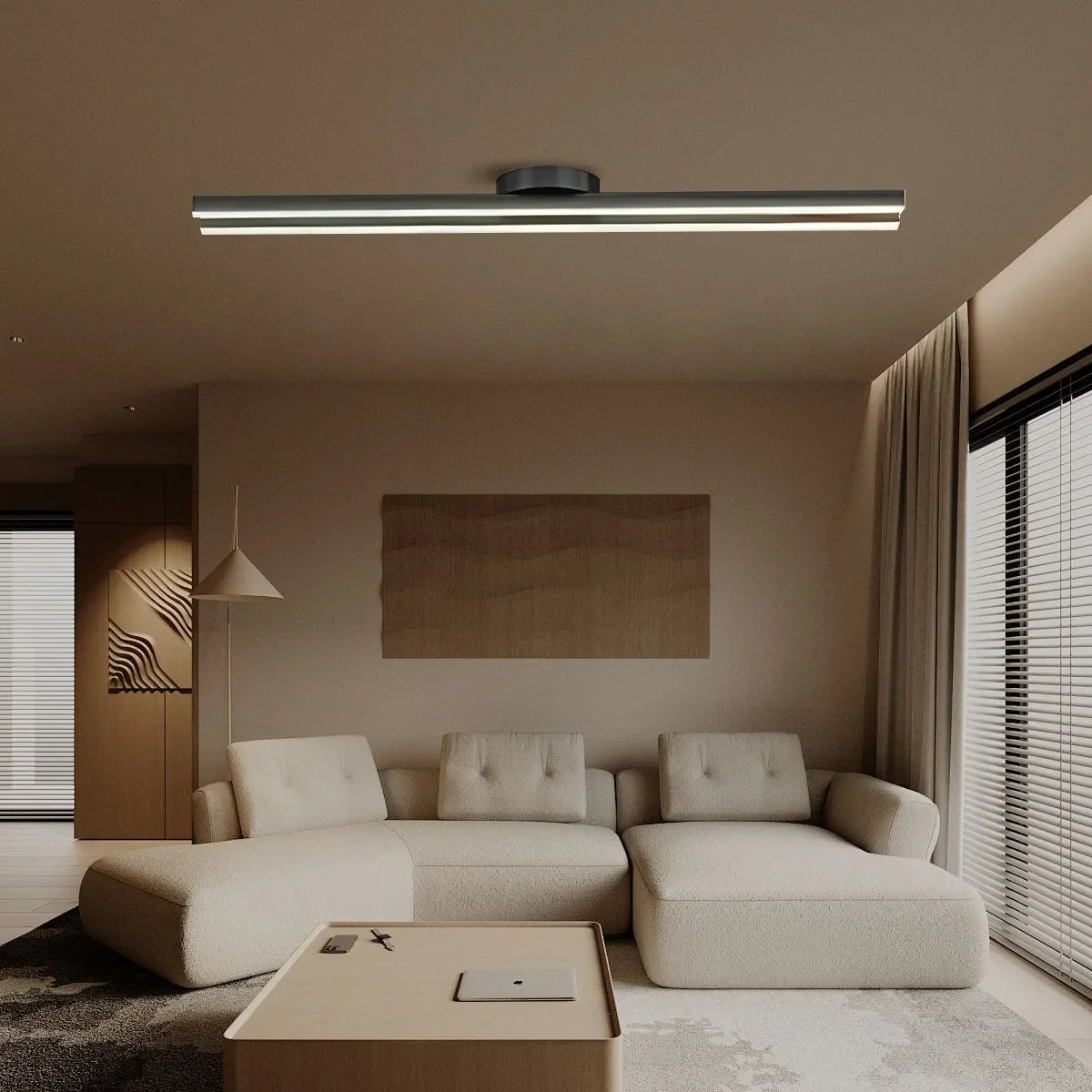 Feyran Simple Linear Ceiling Light for Living Room