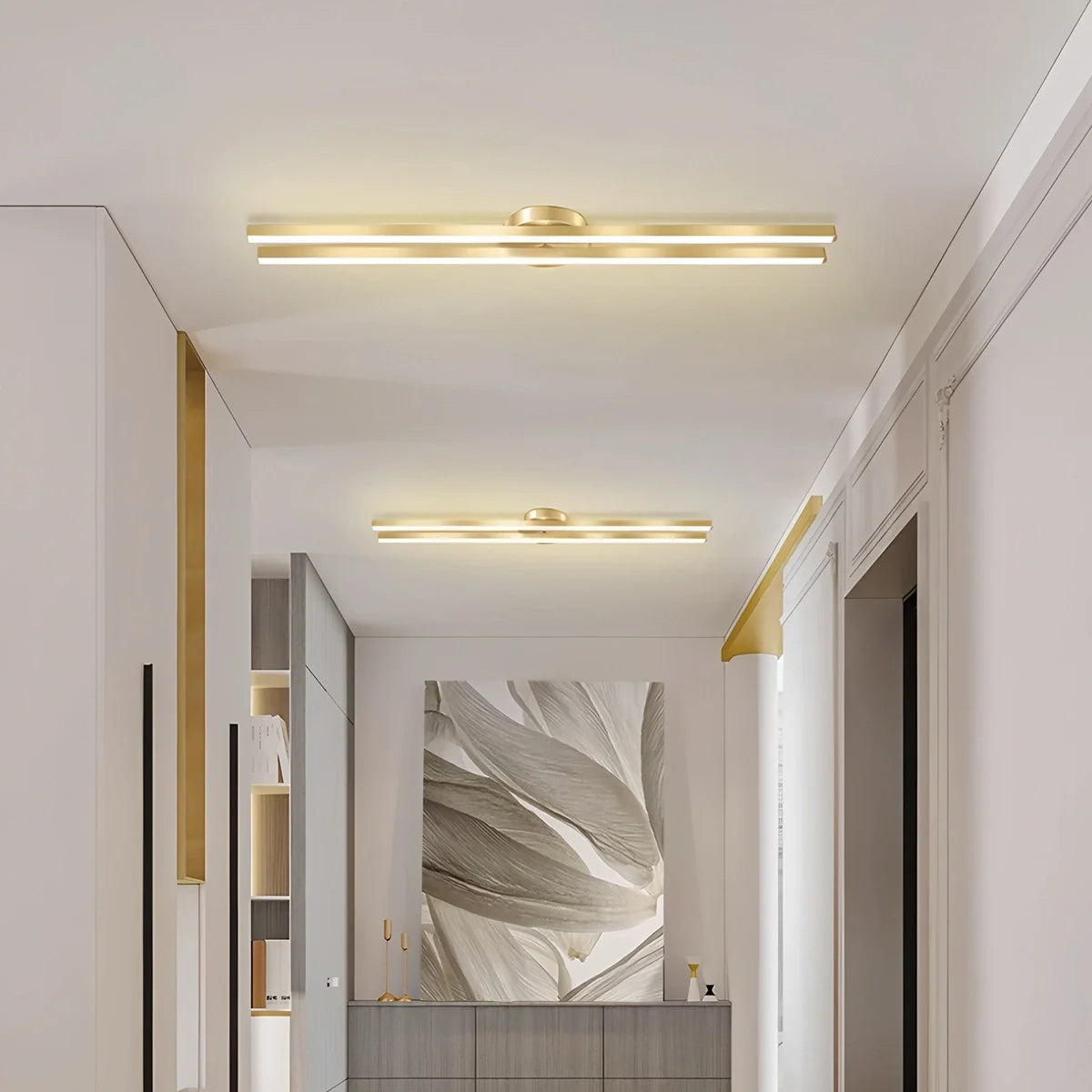 Feyran Simple Linear Ceiling Light for Living Room