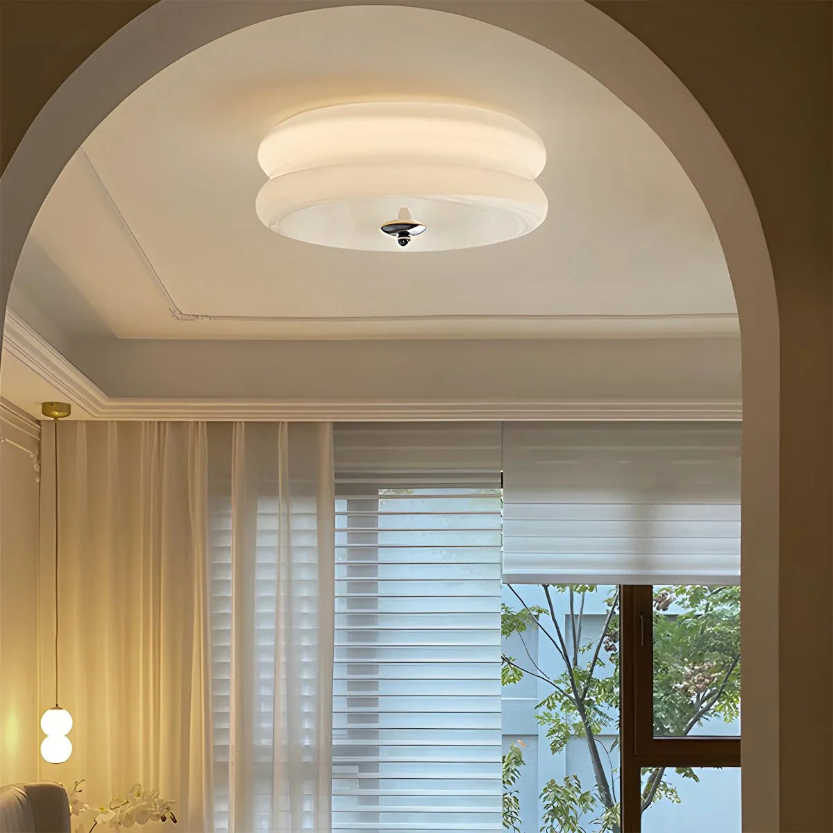 Feyran Art Deco Vintage Ceiling Light for Bedroom