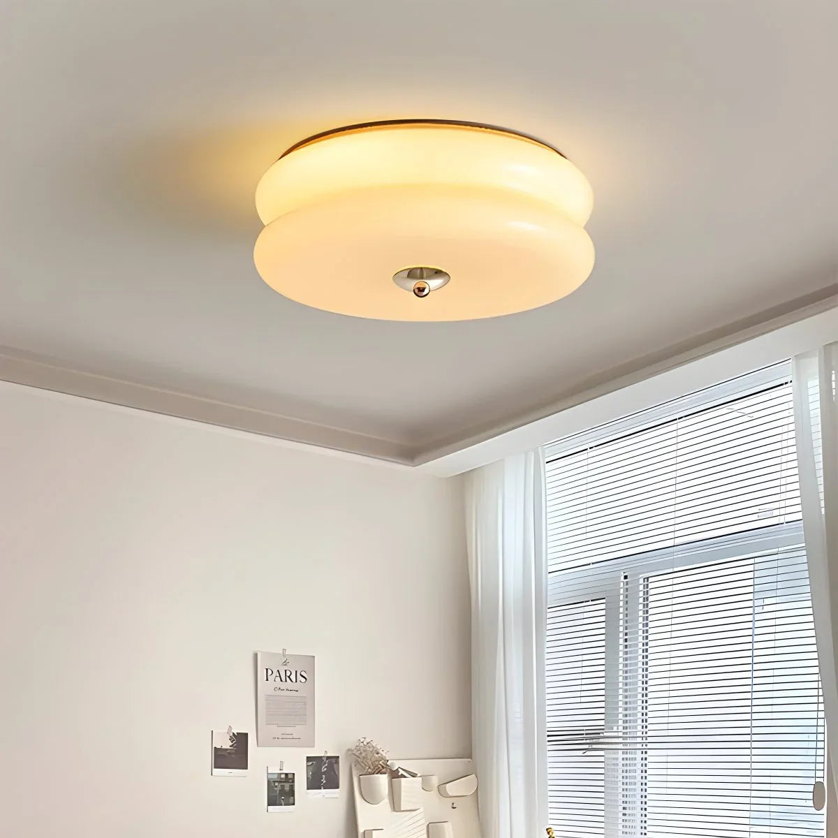 Feyran Art Deco Vintage Ceiling Light for Bedroom
