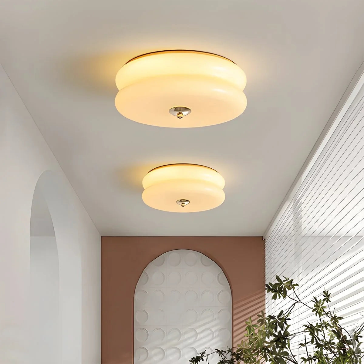 Feyran Art Deco Vintage Ceiling Light for Bedroom