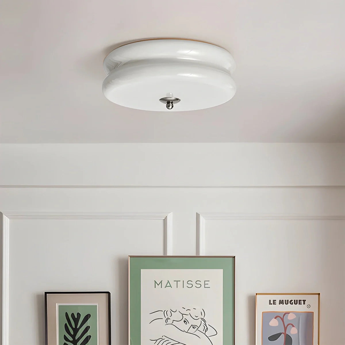 Feyran Art Deco Vintage Ceiling Light for Bedroom