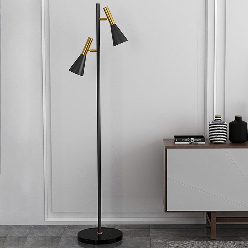 Feyran 2-Bulb Adjustable Pole Floor Lamp