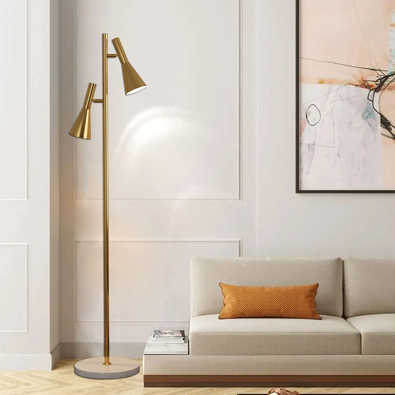 Feyran 2-Bulb Adjustable Pole Floor Lamp