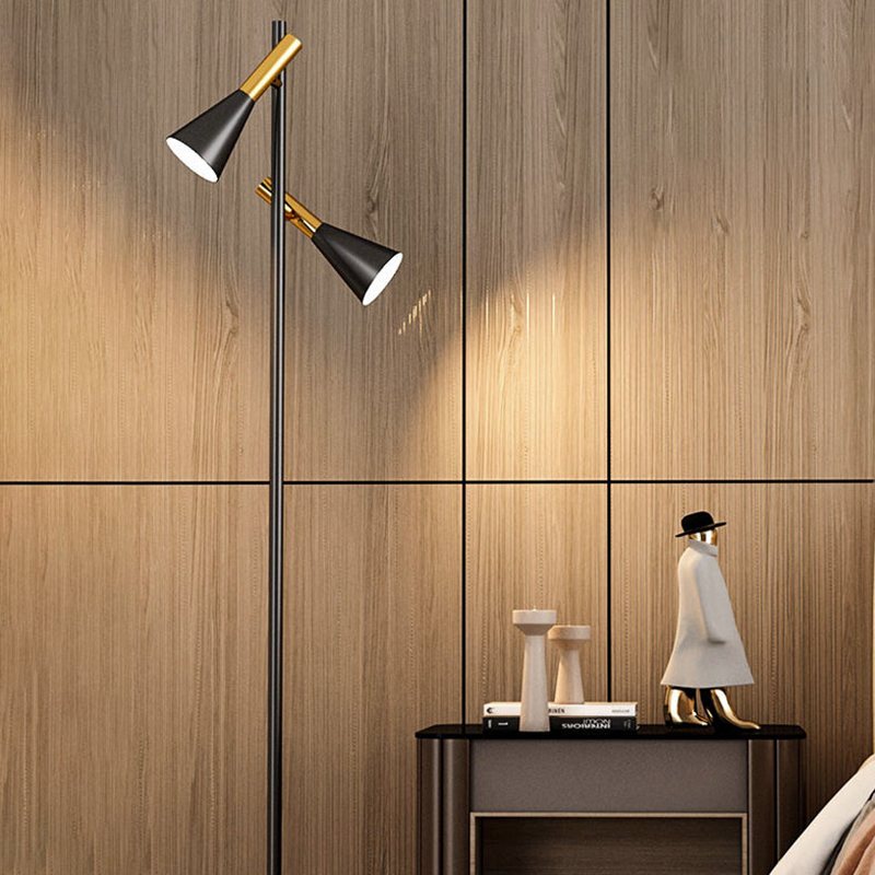 Feyran 2-Bulb Adjustable Pole Floor Lamp