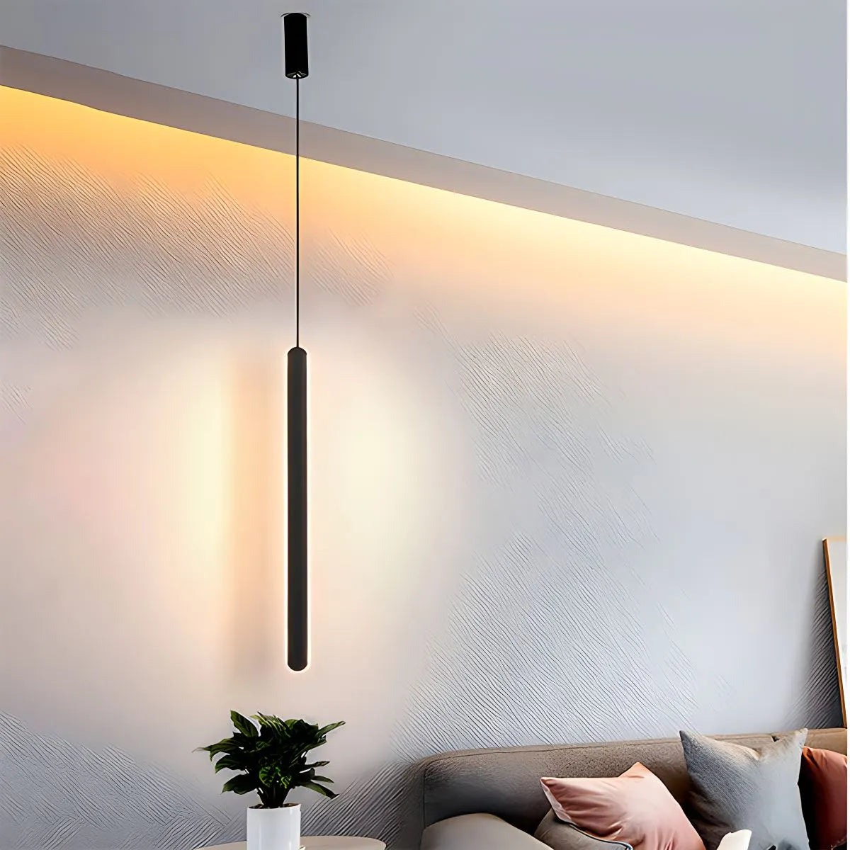 Feyran Modern LED Linear Pendant Light Bedside Lamp