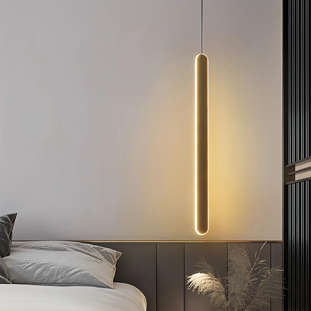 Feyran Modern LED Linear Pendant Light Bedside Lamp