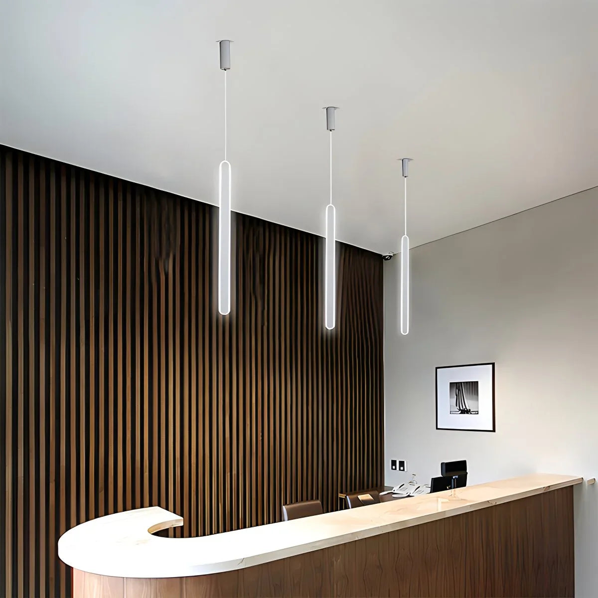 Feyran Modern LED Linear Pendant Light Bedside Lamp