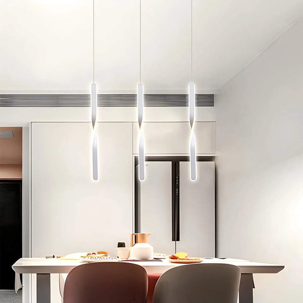 Feyran Modern LED Linear Pendant Light Bedside Lamp