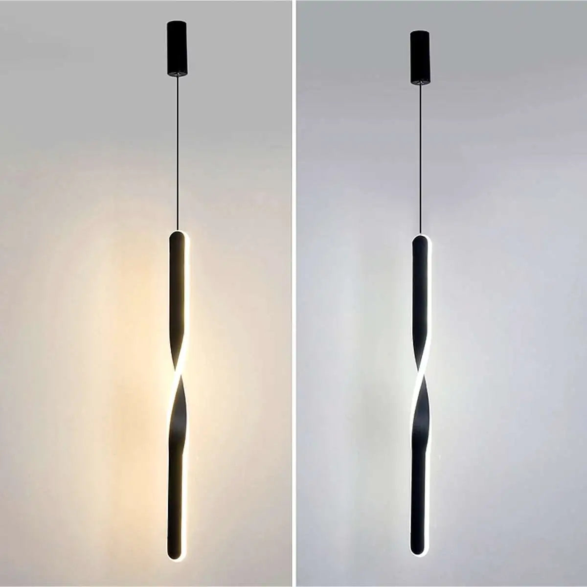 Feyran Modern LED Linear Pendant Light Bedside Lamp
