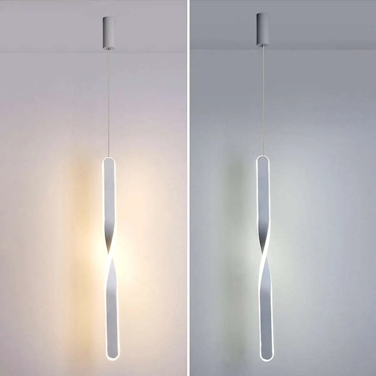Feyran Modern LED Linear Pendant Light Bedside Lamp