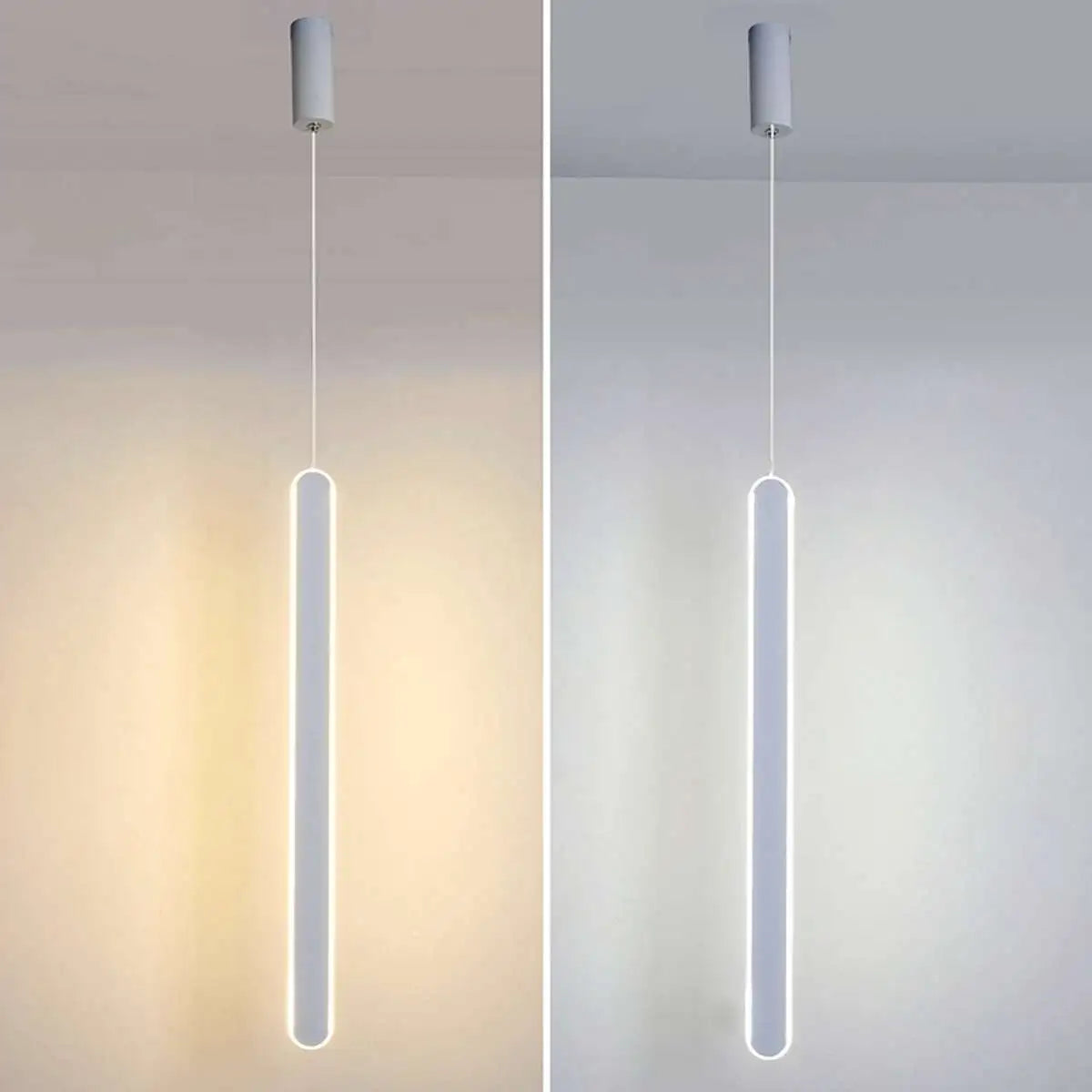 Feyran Modern LED Linear Pendant Light Bedside Lamp