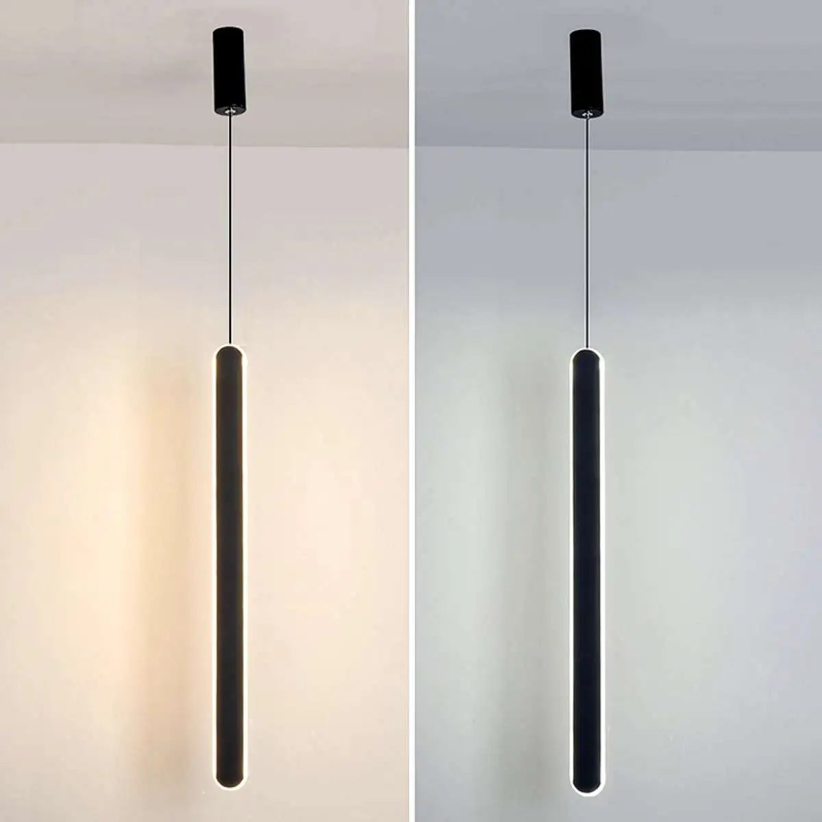 Feyran Modern LED Linear Pendant Light Bedside Lamp