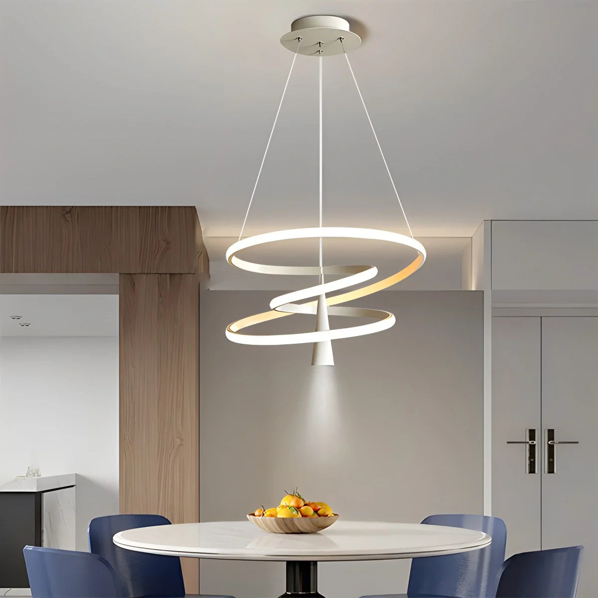 Feyran Acrylic Ring Spotlight Chandelier