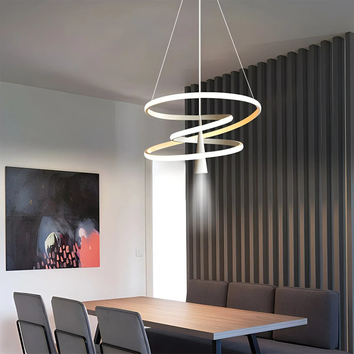 Feyran Acrylic Ring Spotlight Chandelier