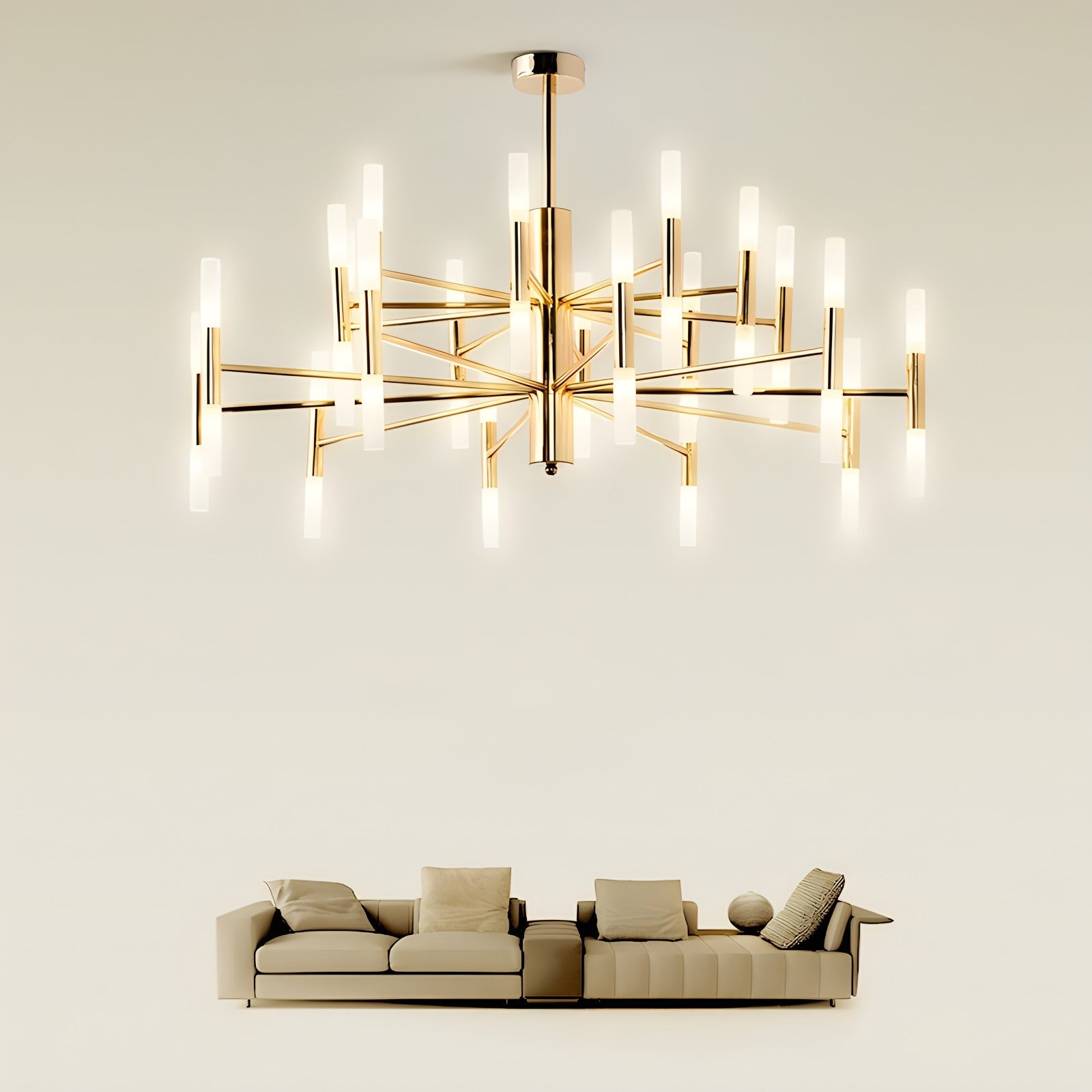 Feyran Adjustable Round Tube Chandelier