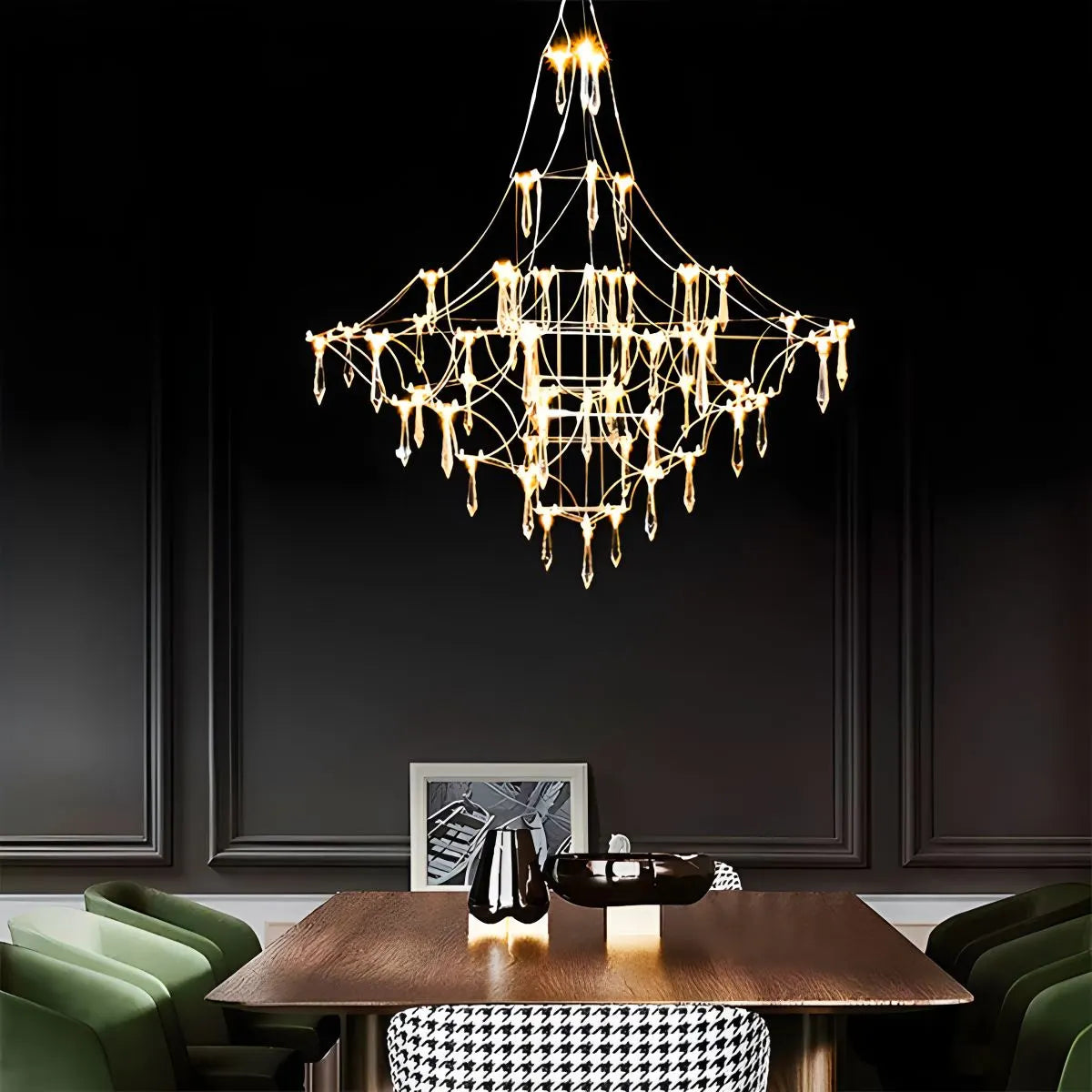 Feyran Adjustable Large Creativity Crystal Chandelier