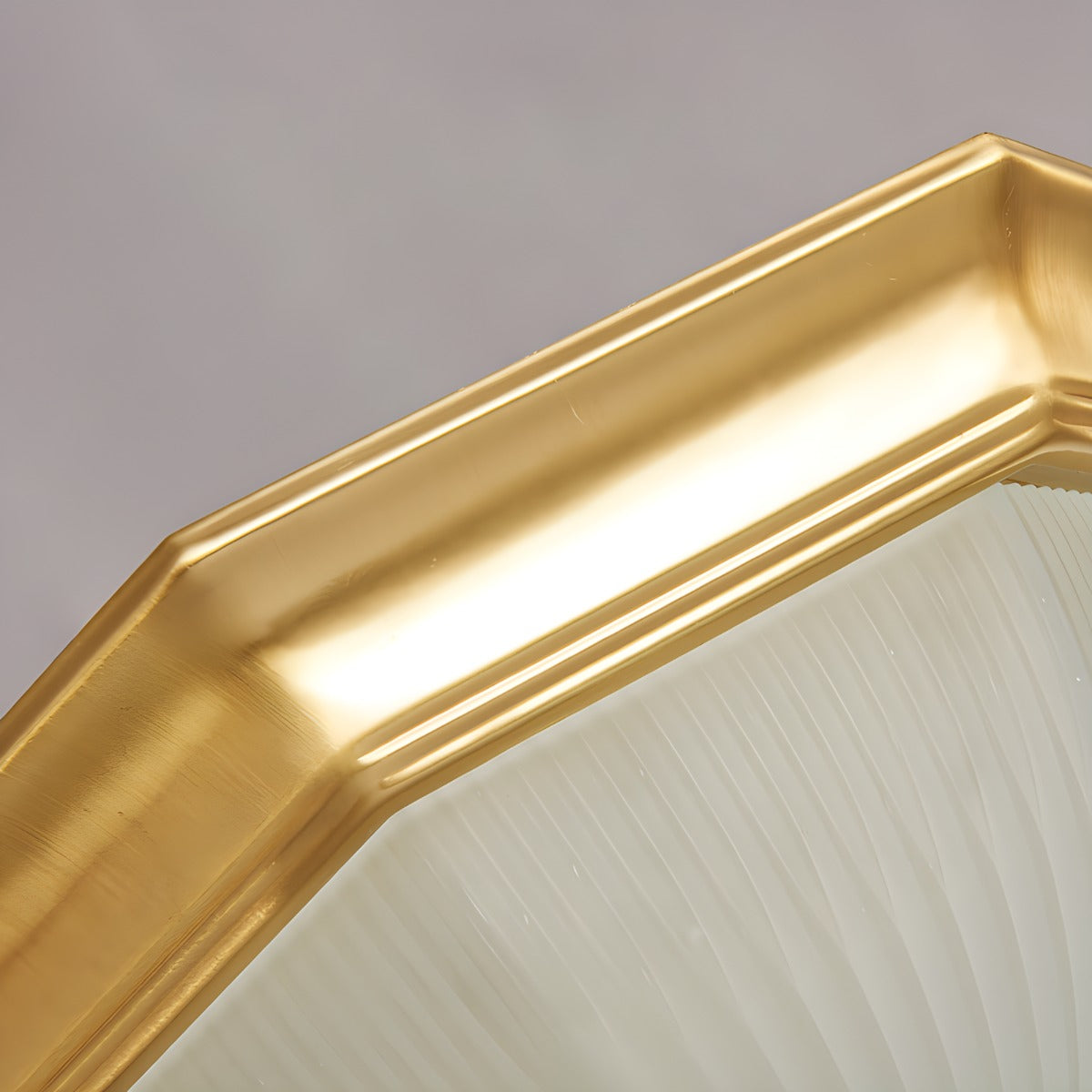 Feyran European Style Copper Glass Ceiling Lamp-D