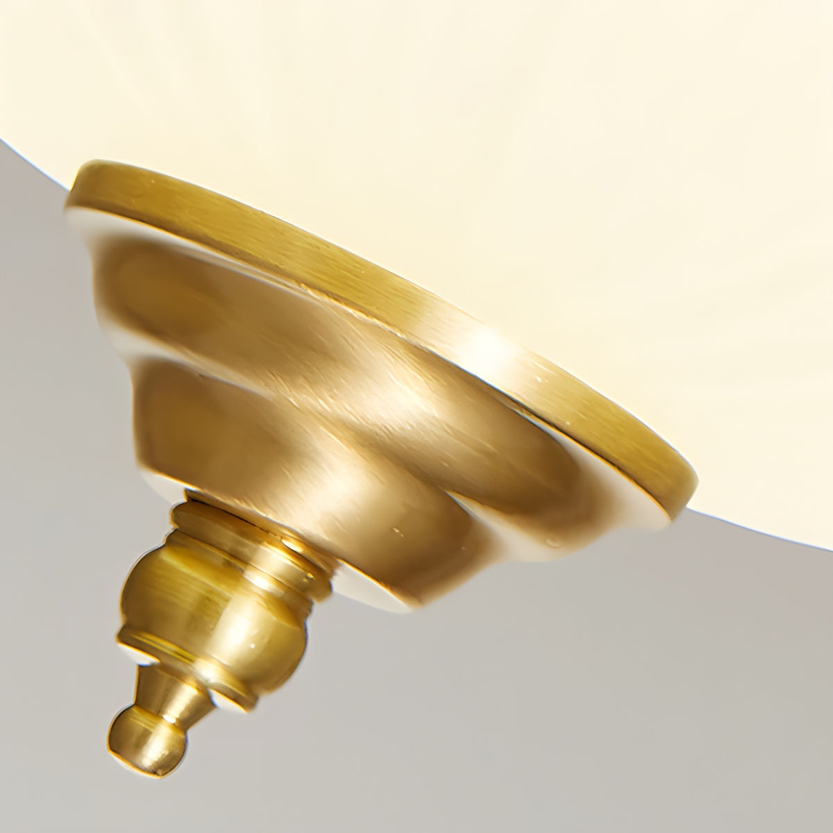 Feyran European Style Copper Glass Ceiling Lamp-D