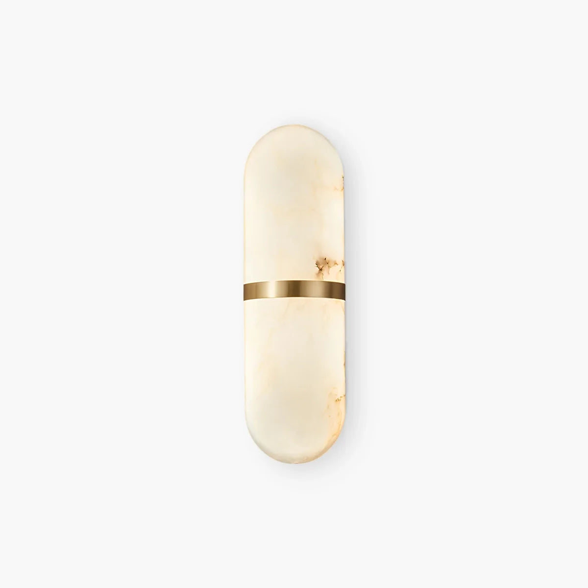 Feyran Melange Pill Form Spanish Alabaster Wall Sconce