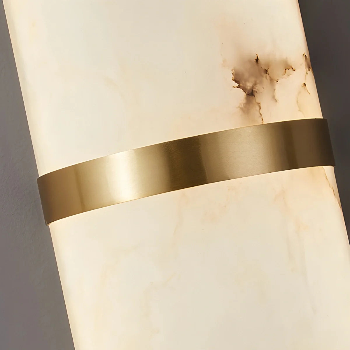 Feyran Melange Pill Form Spanish Alabaster Wall Sconce