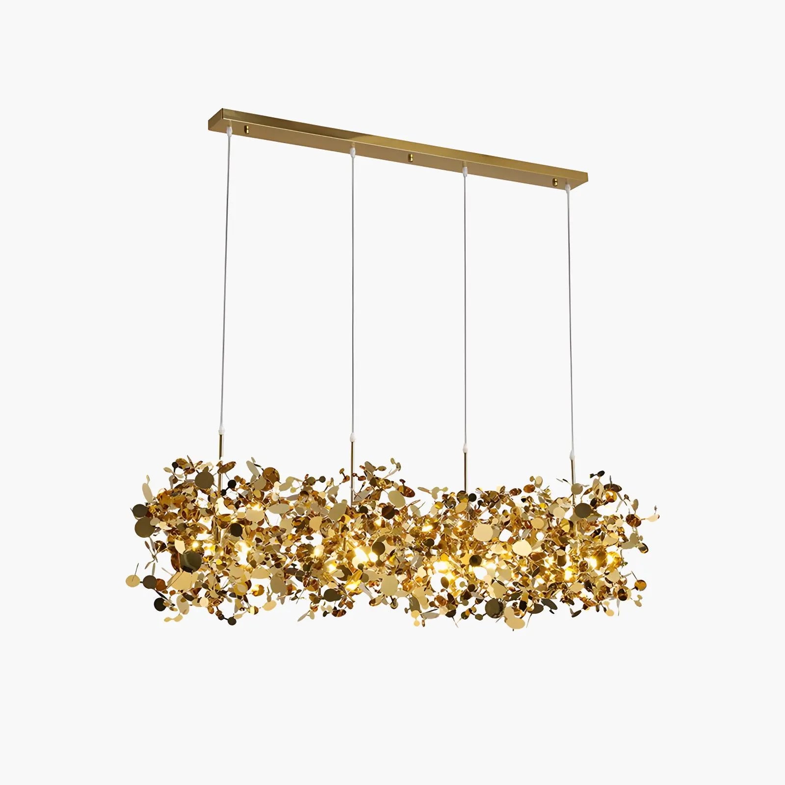 Feyran Argent/Gold Cloud Multi Pendant Chandelier