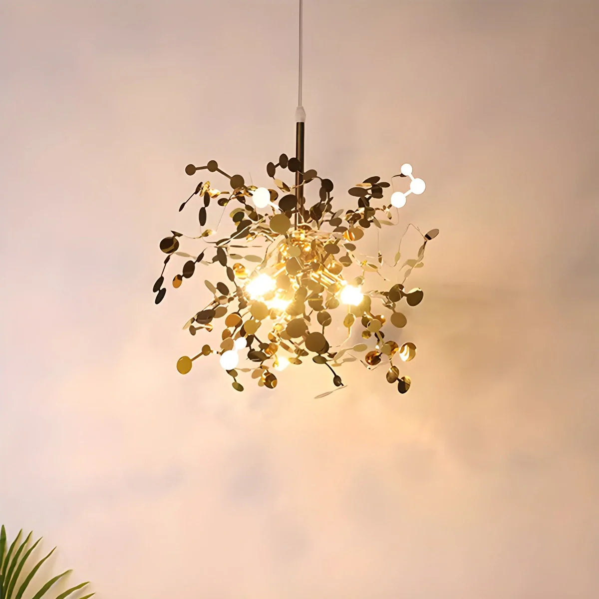 Feyran Argent/Gold Cloud Multi Pendant Chandelier