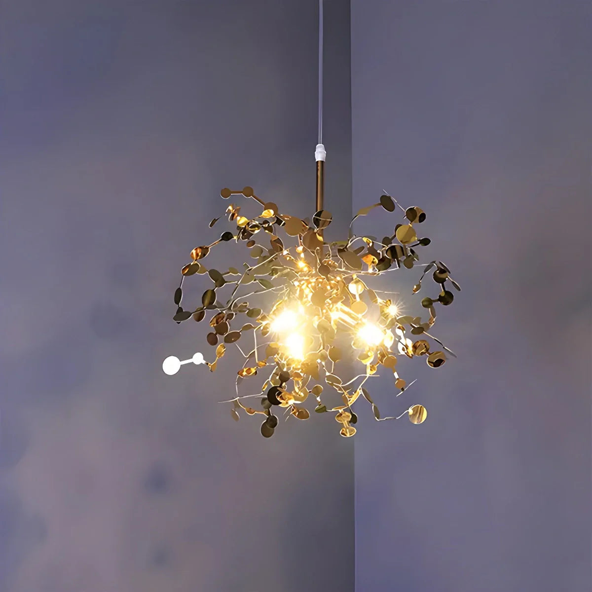 Feyran Argent/Gold Cloud Multi Pendant Chandelier