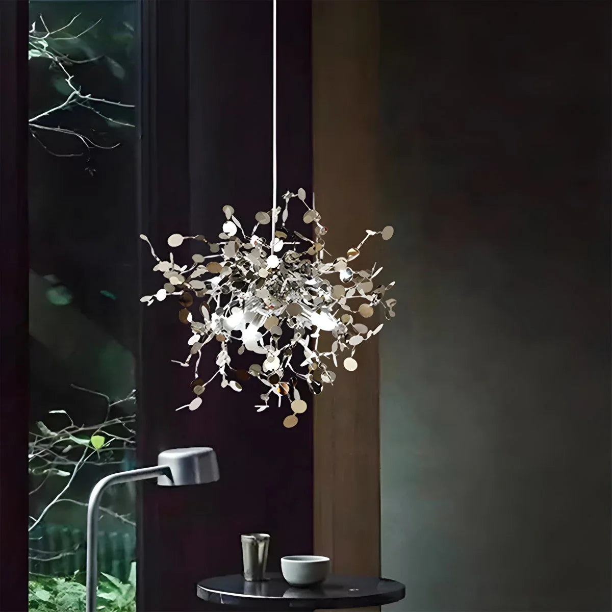 Feyran Argent/Gold Cloud Multi Pendant Chandelier