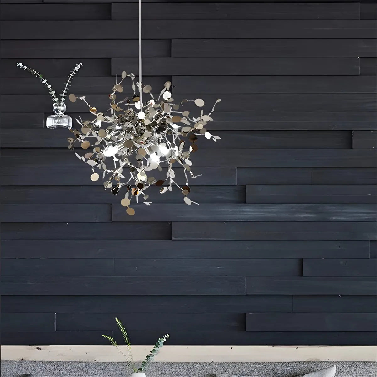 Feyran Argent/Gold Cloud Multi Pendant Chandelier