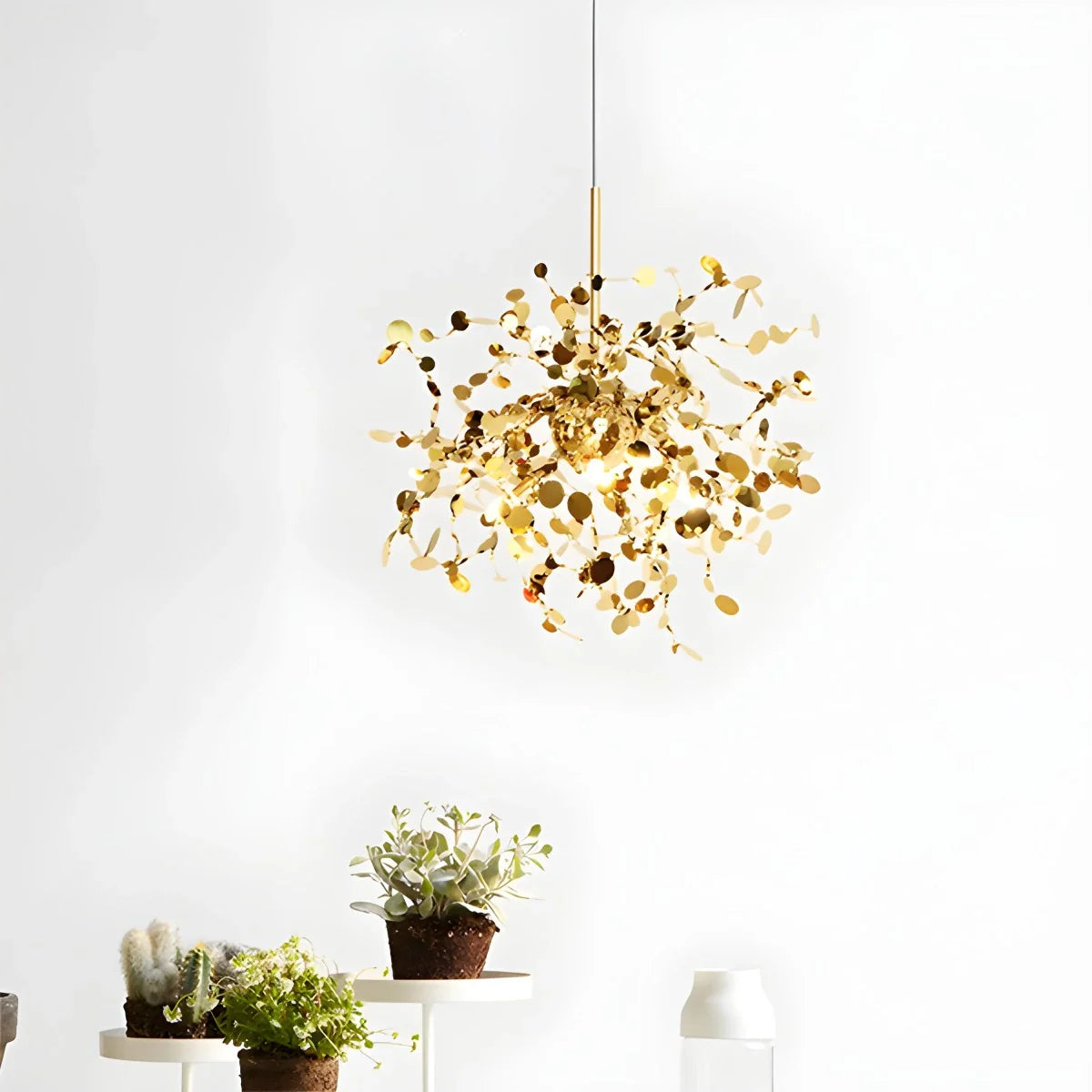 Feyran Argent/Gold Cloud Multi Pendant Chandelier