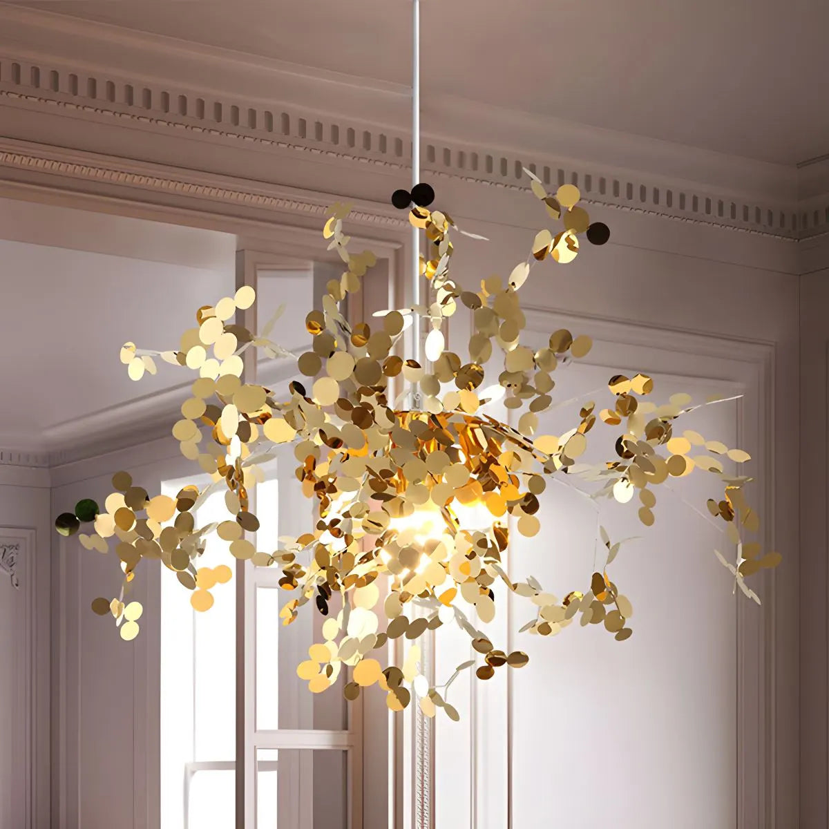 Feyran Argent/Gold Cloud Multi Pendant Chandelier
