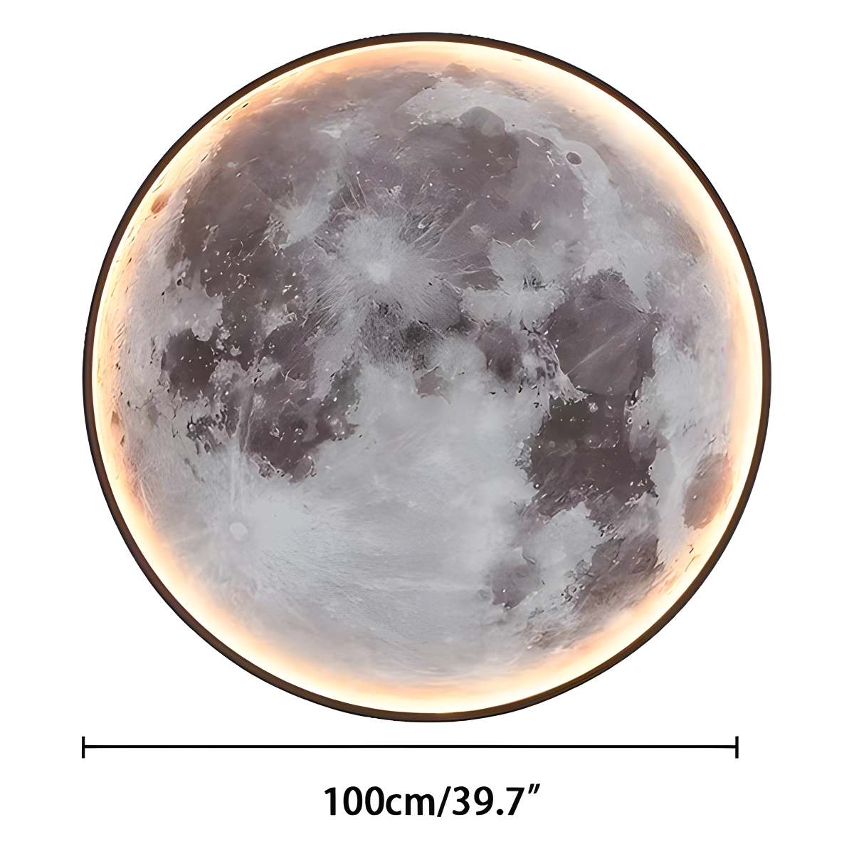 Feyran Moon/Earth Art Mural Wall Lamp