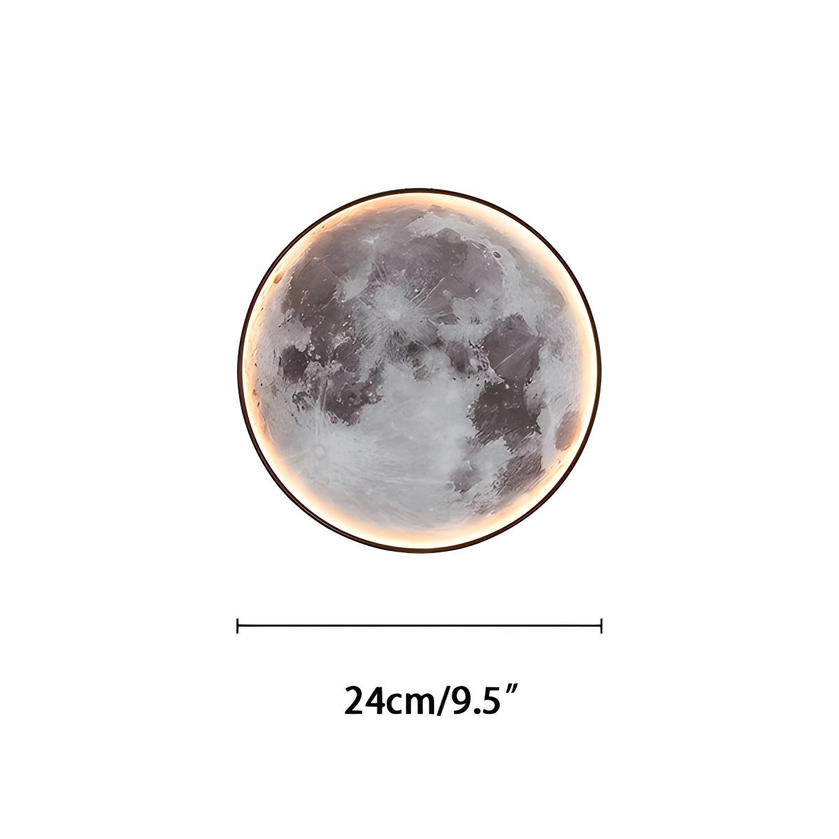 Feyran Moon/Earth Art Mural Wall Lamp