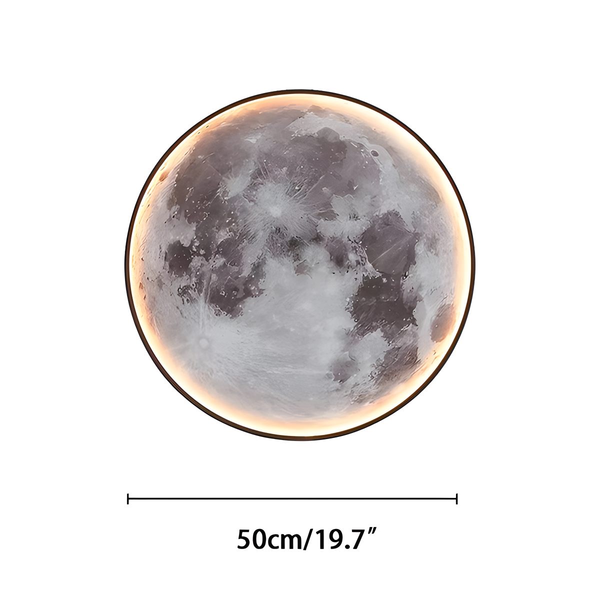 Feyran Moon/Earth Art Mural Wall Lamp
