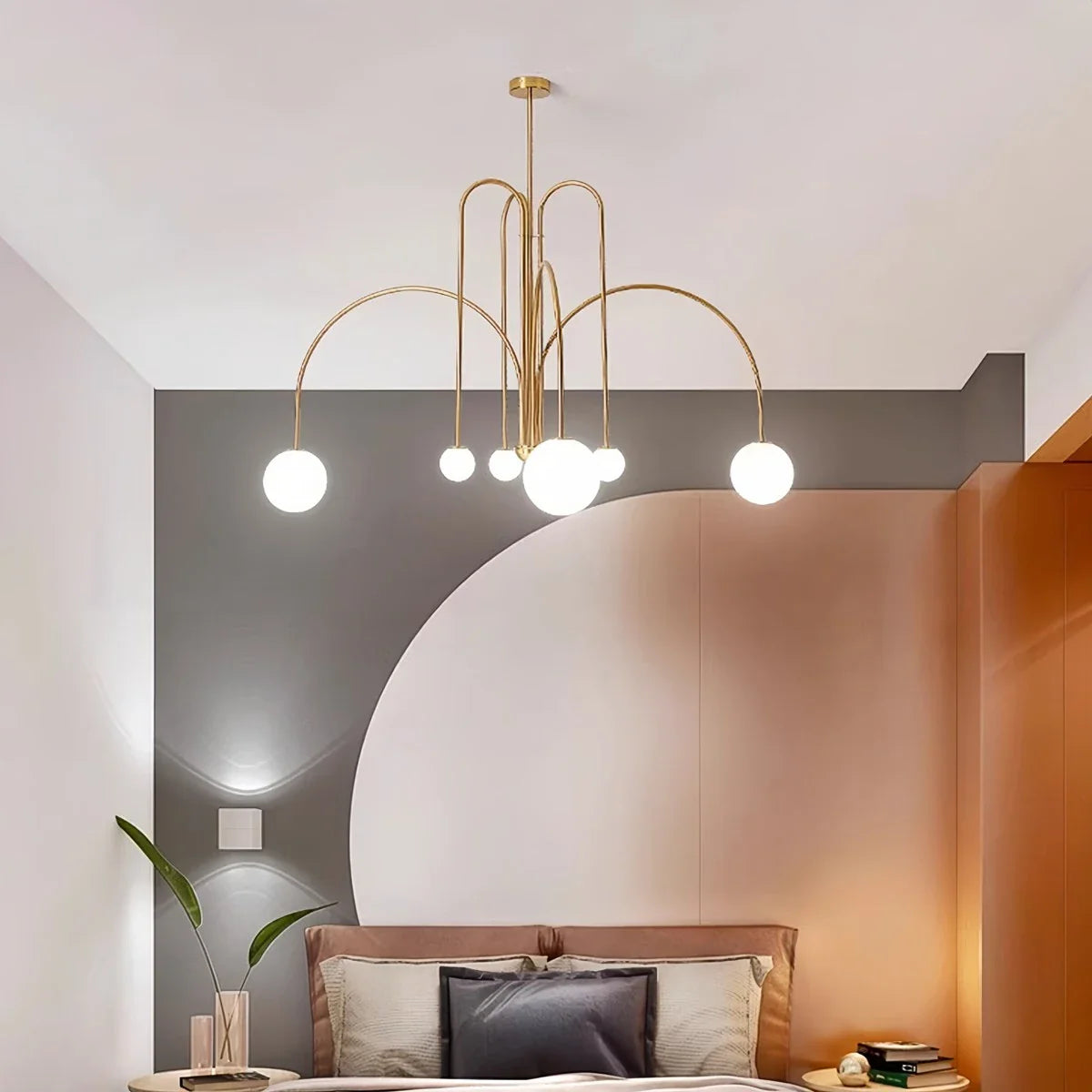 Feyran Avi Double Layer Glass Chandelier