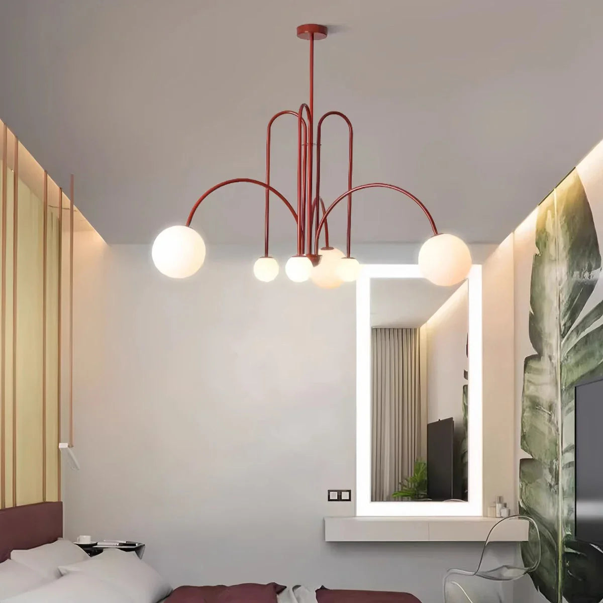 Feyran Avi Double Layer Glass Chandelier