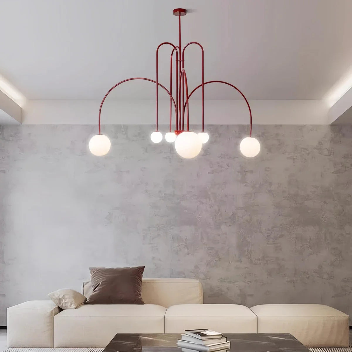 Feyran Avi Double Layer Glass Chandelier