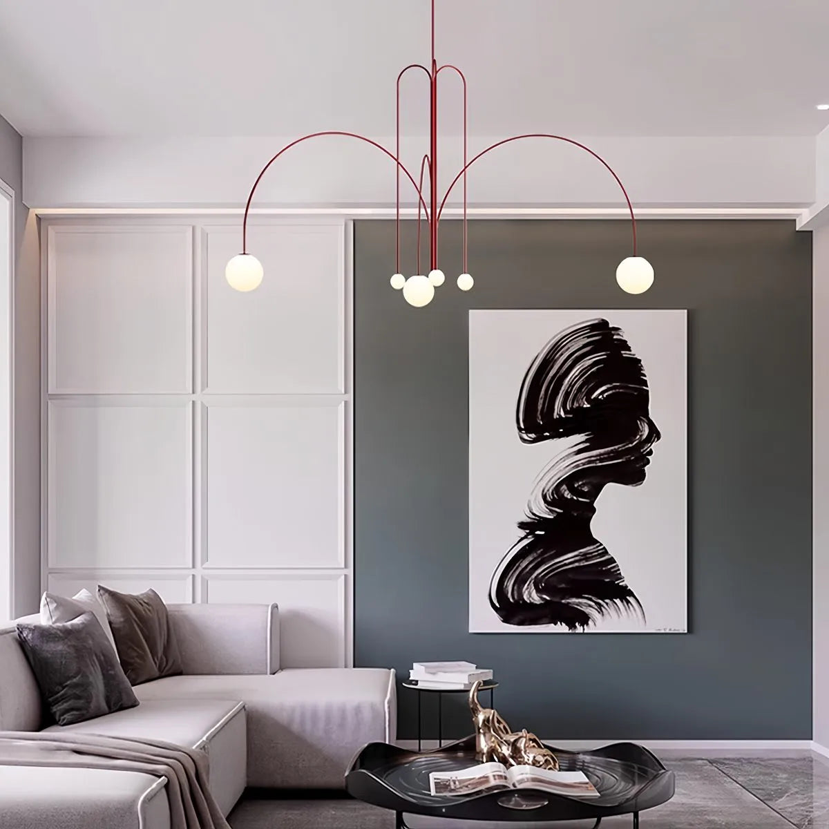 Feyran Avi Double Layer Glass Chandelier