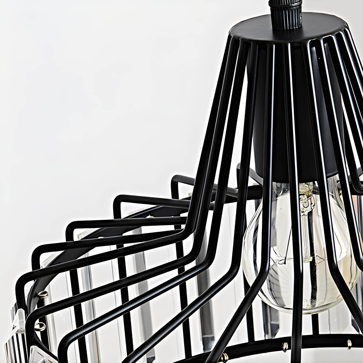 Feyran Modern Iron Art Glass Pendant Lamp for Kitchen
