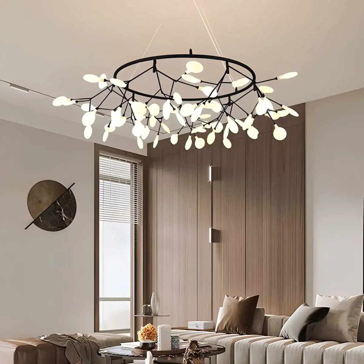 Feyran Black Firefly LED Chandelier