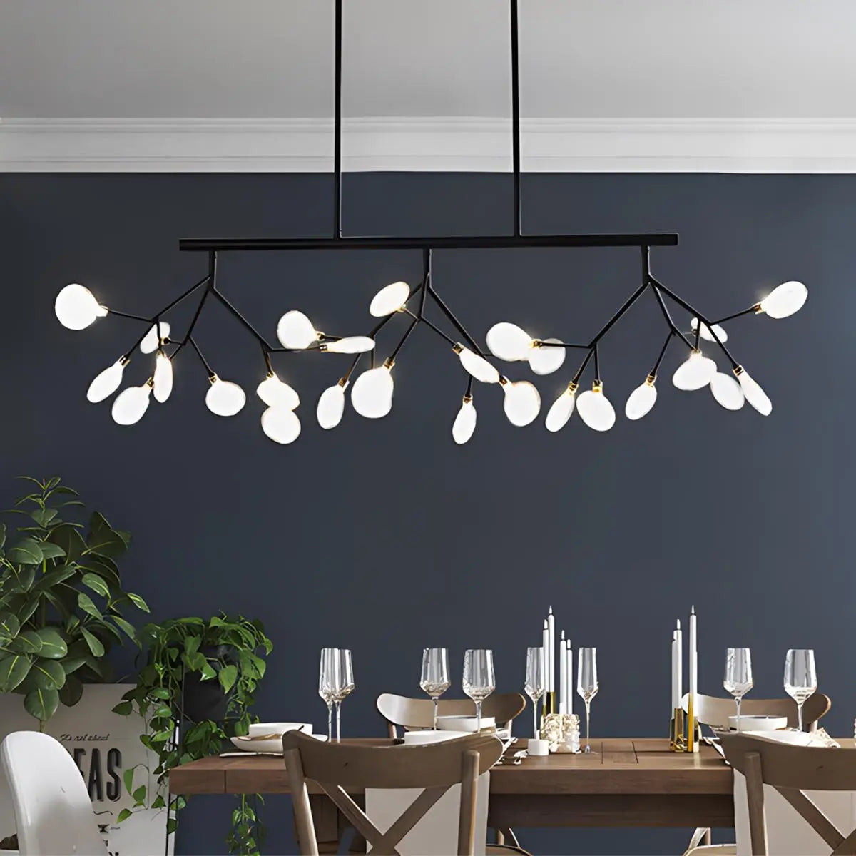 Feyran Black Firefly LED Chandelier