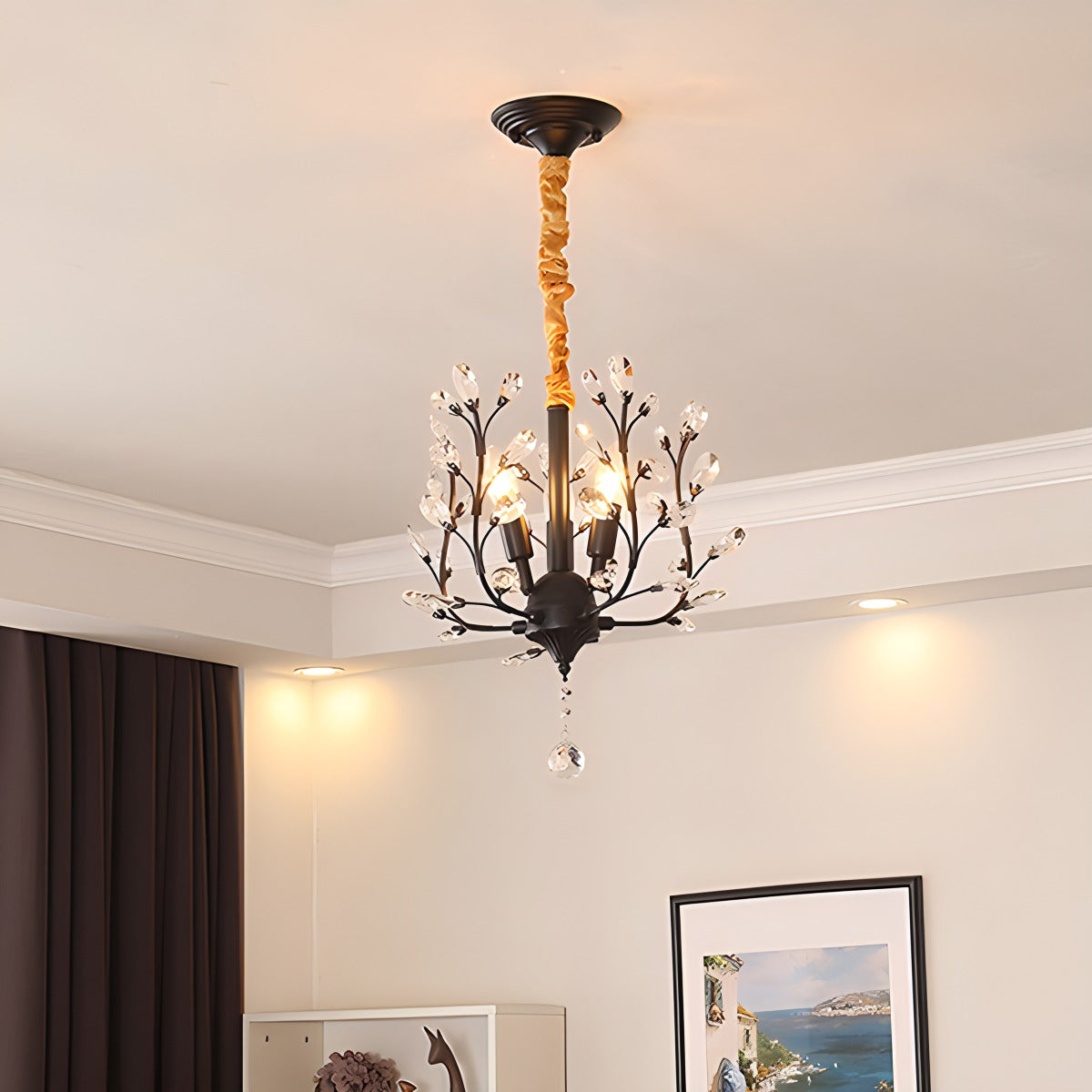 Feyran Branch Crystal Chandelier for Living Room