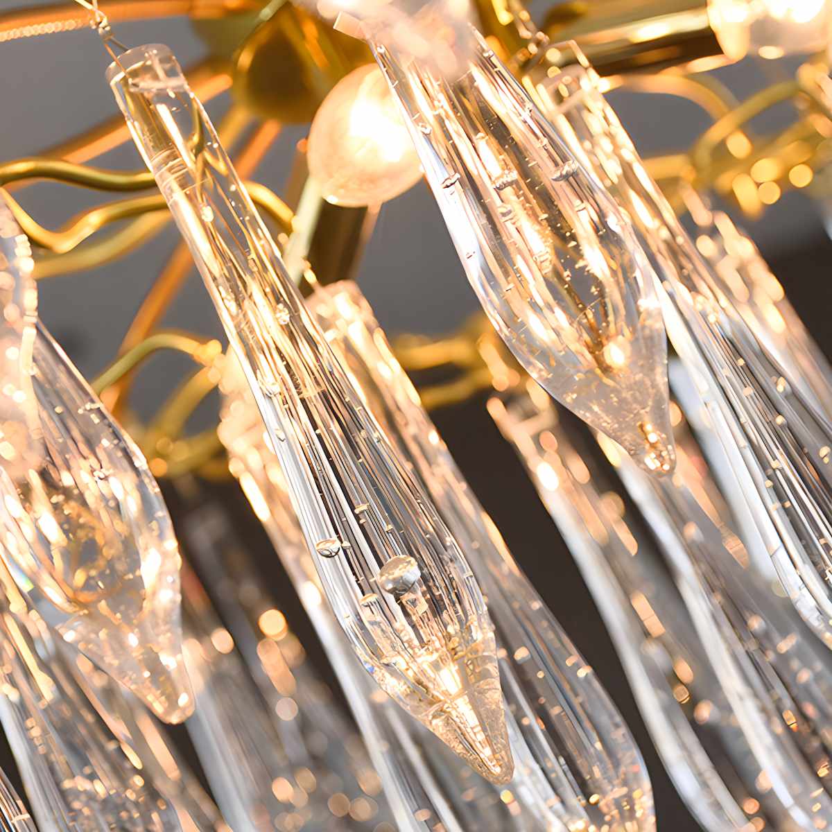 Feyran Branch Water Droplet Chandelier