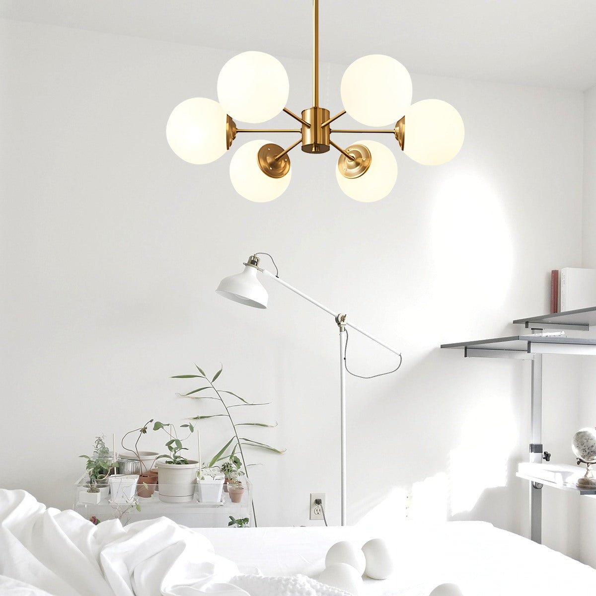 Feyran Melanie Glass Bubble Chandelier