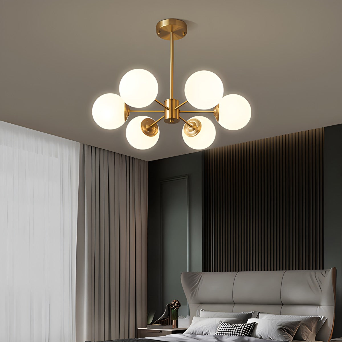 Feyran Melanie Glass Bubble Chandelier