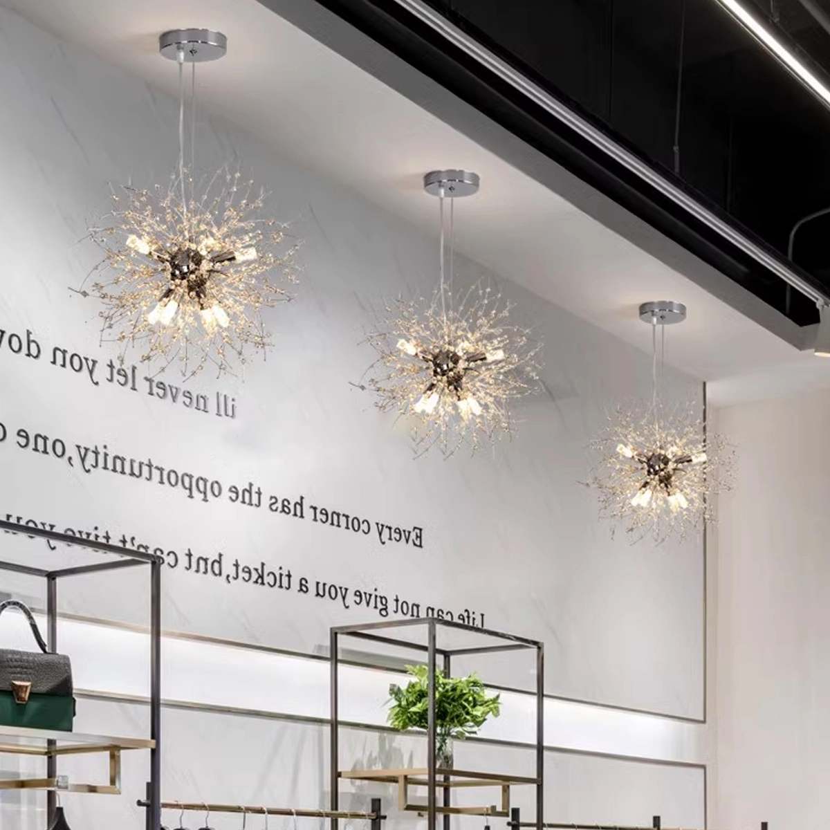 Feyran Charlie Dandelion Crystal Chandelier