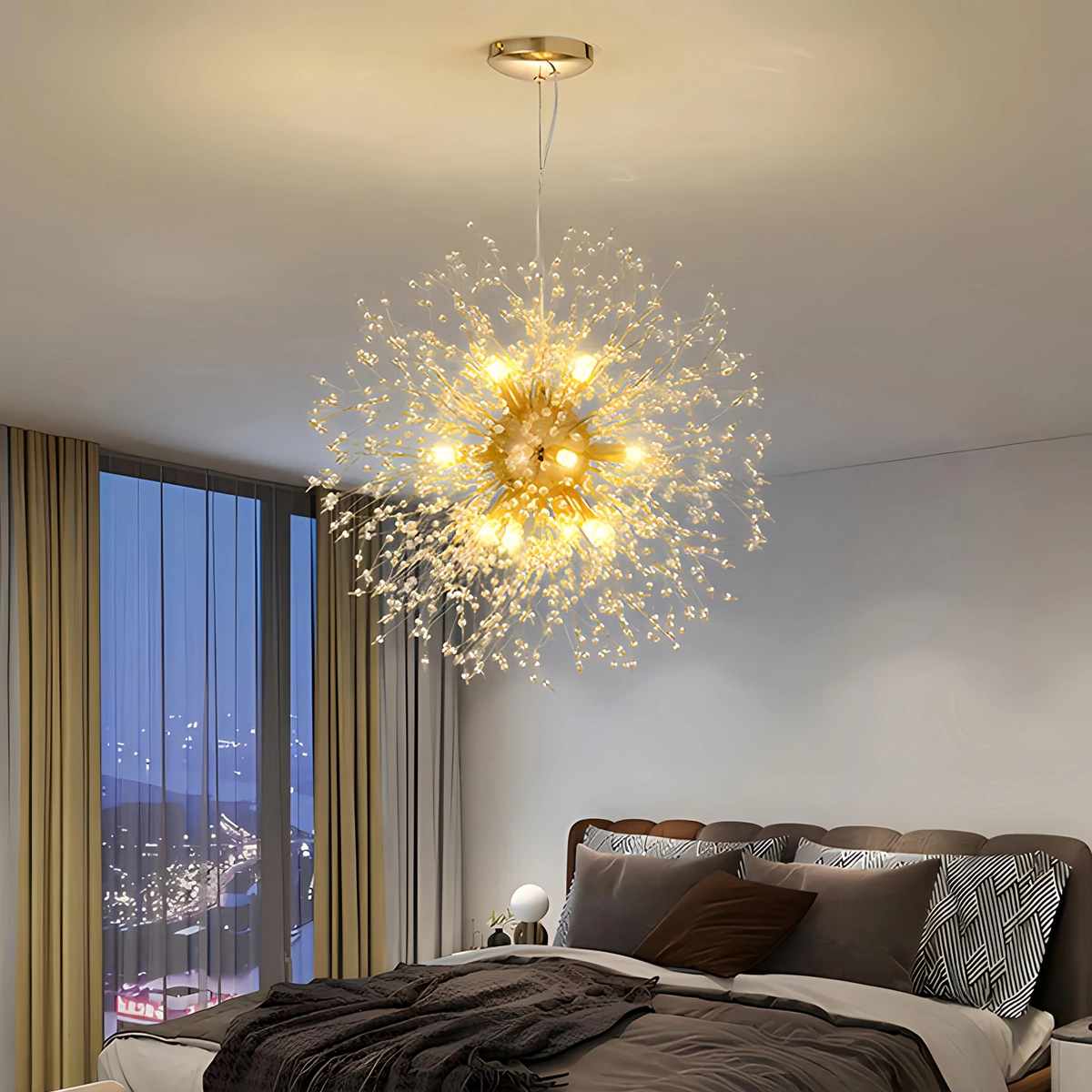 Feyran Charlie Dandelion Crystal Chandelier