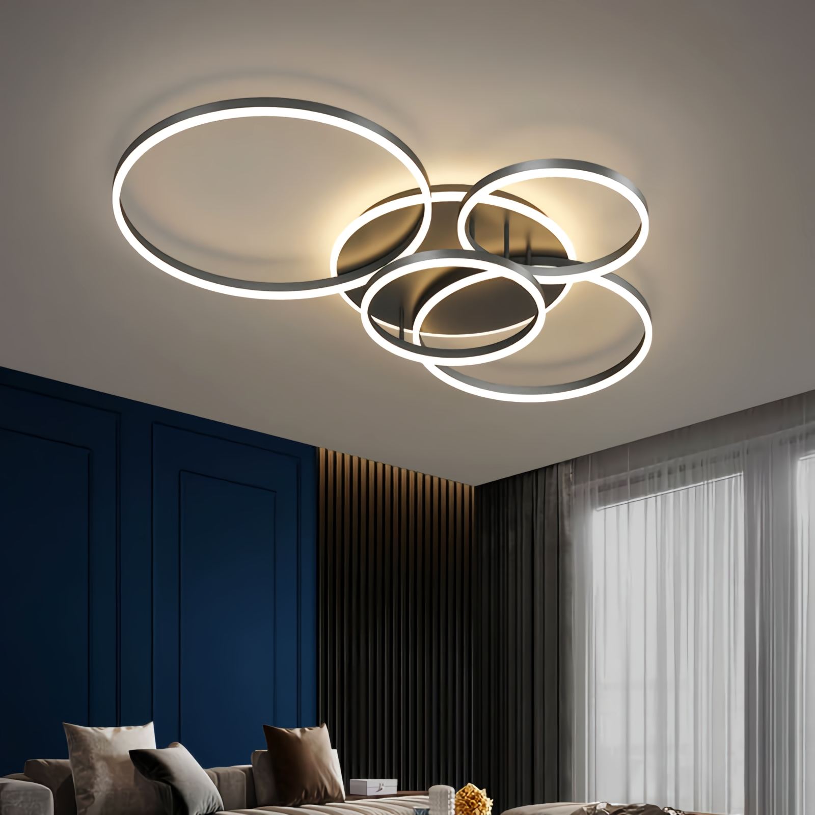Feyran Circular LED Ceiling Light for Living Room
